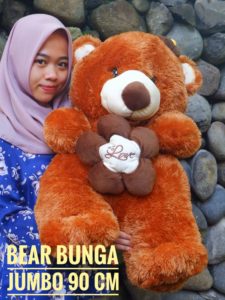 grosir-boneka-teddy-bear-bunga-jumbo-coklat
