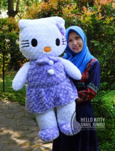 Grosir-Boneka-Hello-Kitty-Snail-Jumbo-Ungu