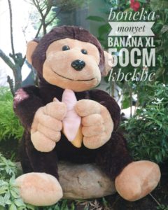 Boneka-Monyet-banana-XL
