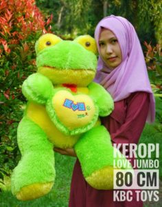 Boneka Keropi Jumbo Love