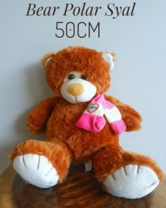 Grosir Boneka Teddy Bear Polar Syal