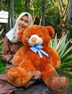 Boneka-Bear-Import-Jumbo-Coklat