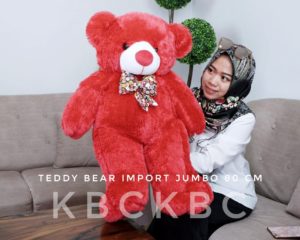 teddy-bear-import-jumbo-merah