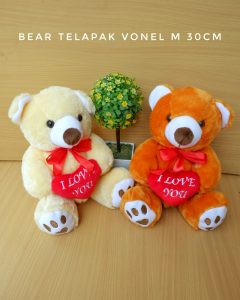 GROSIR-BONEA-TEDDY-BEAR-TELAPAK-VONEL-M-WARNA-KREM