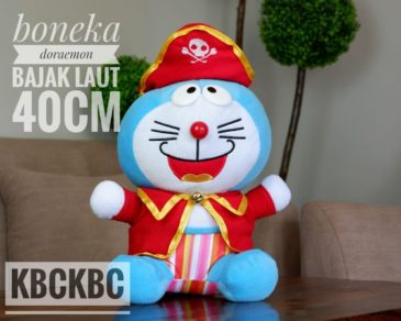 Boneka Doraemon Bajak Laut Kbc Toys