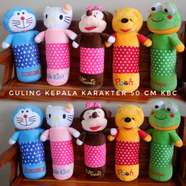 Boneka Guling kepala karakter lucu kbc toys