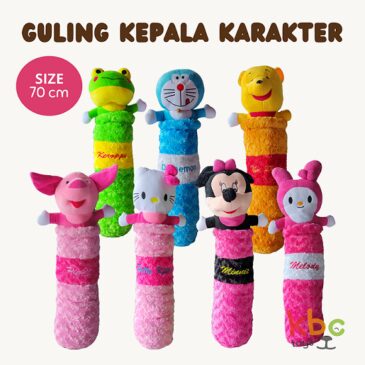 BONEKA GULING KEPALA KARAKTER – KBC TOYS
