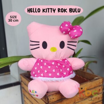 Boneka Hello Kitty Rok Bulu – KBC TOYS
