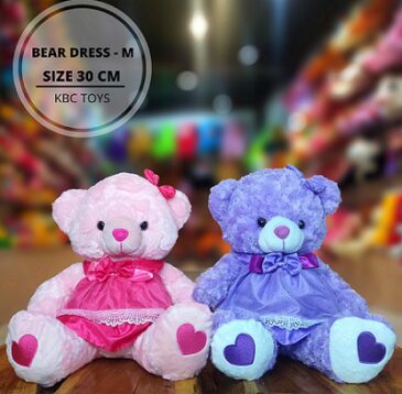 Boneka Teddy Bear Dress M – KBC TOYS
