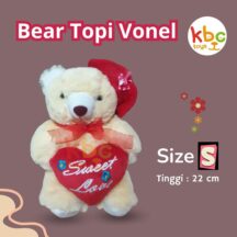 BEAR TOPI VONEL S – KBC TOYS